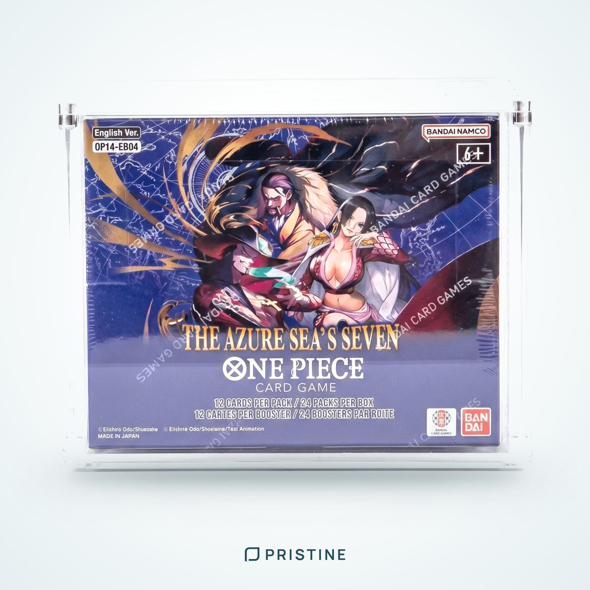 Protector de metacrilato para Booster Box One Piece Card Game (OP04 en adelante) con tapa imantada