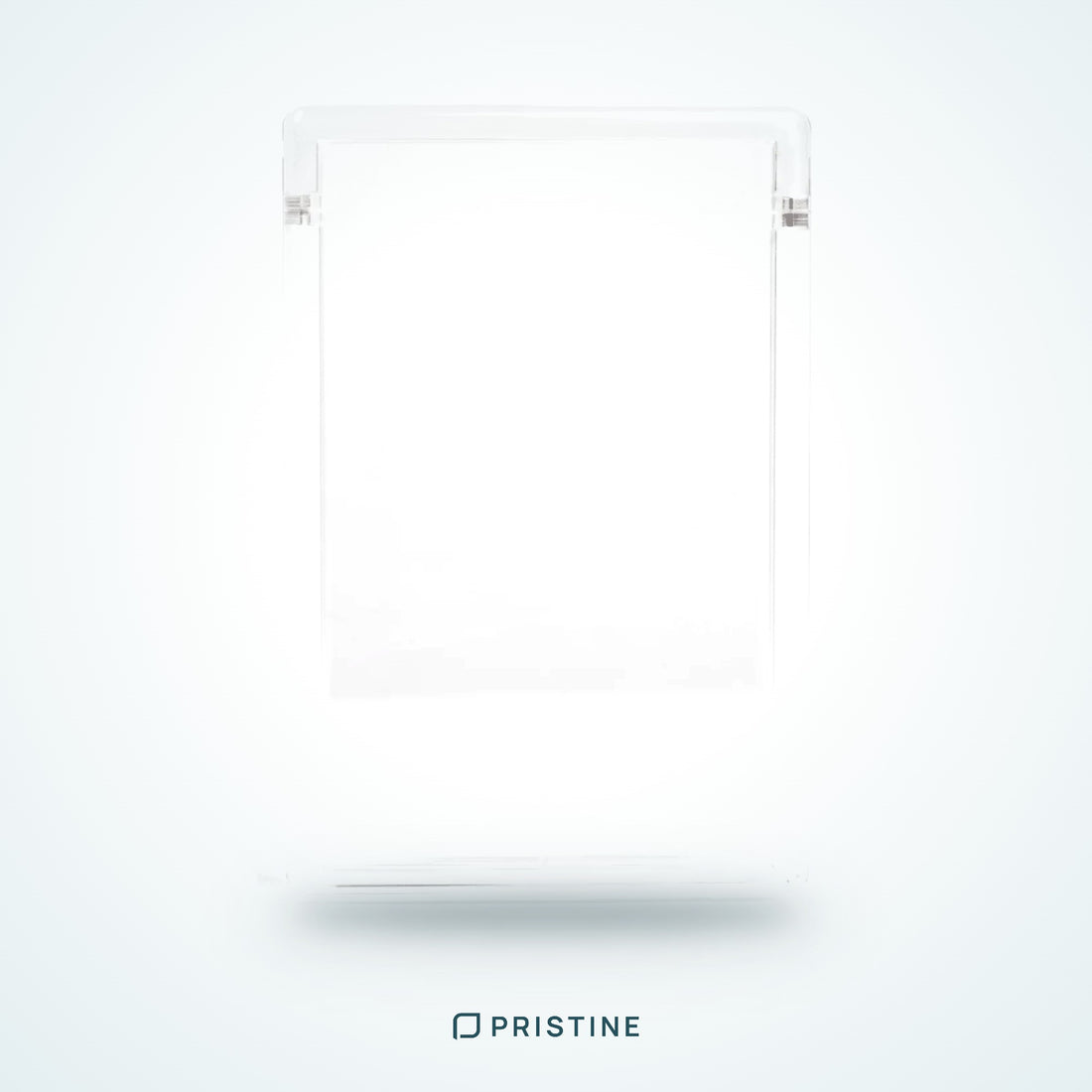 Empty acrylic display case for a PSA graded card slab with bumper