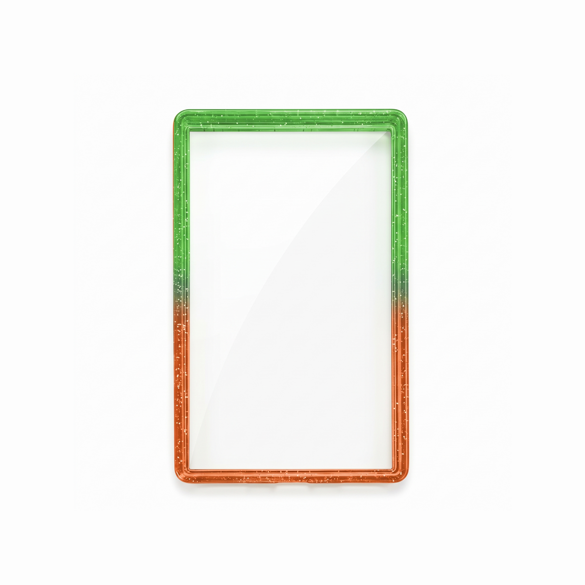 Guard para slab PSA, bumper degradado Verde y Naranja para cartas gradeadas
