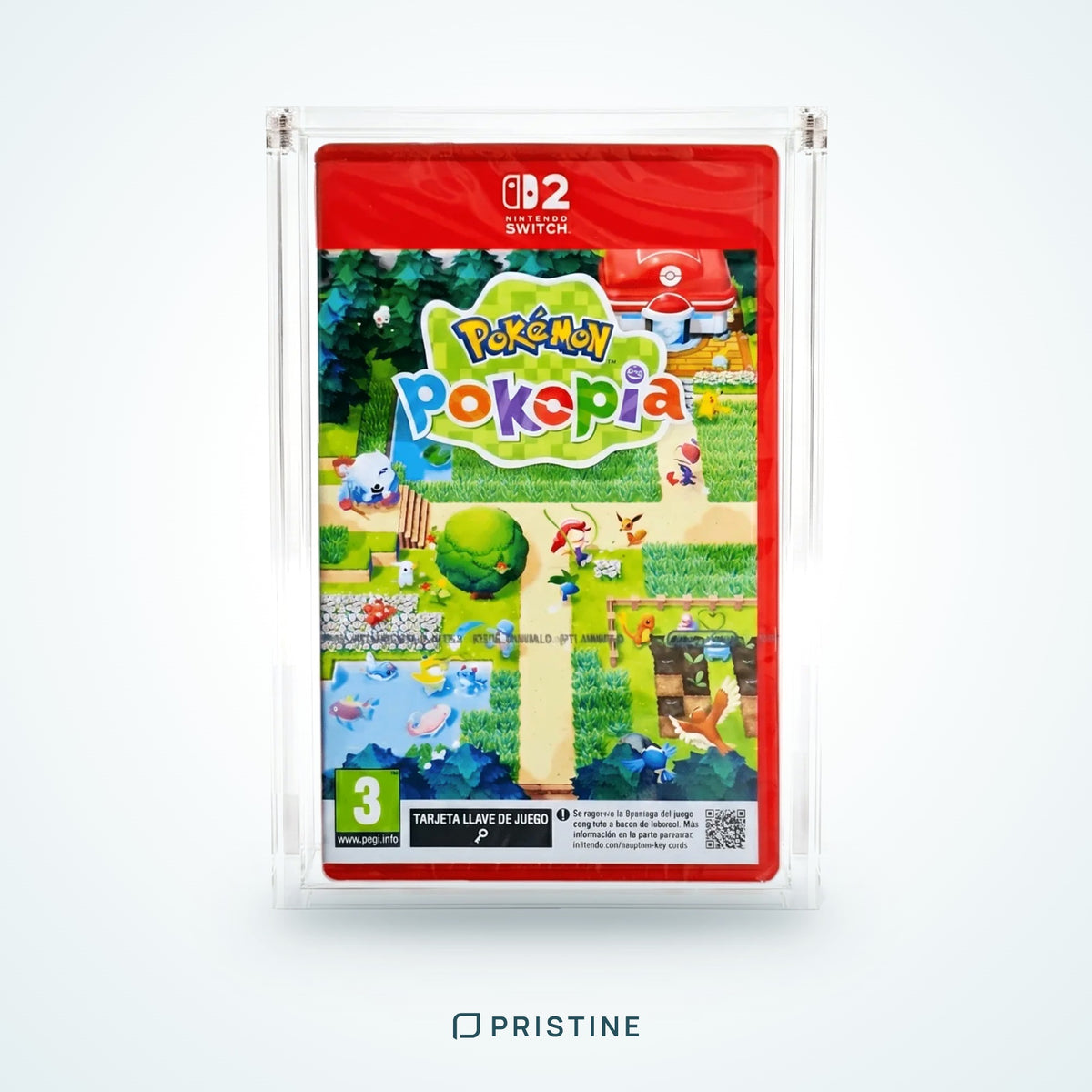 Protector de metacrilato para juego de Nintendo Switch 2 con tapa imantada