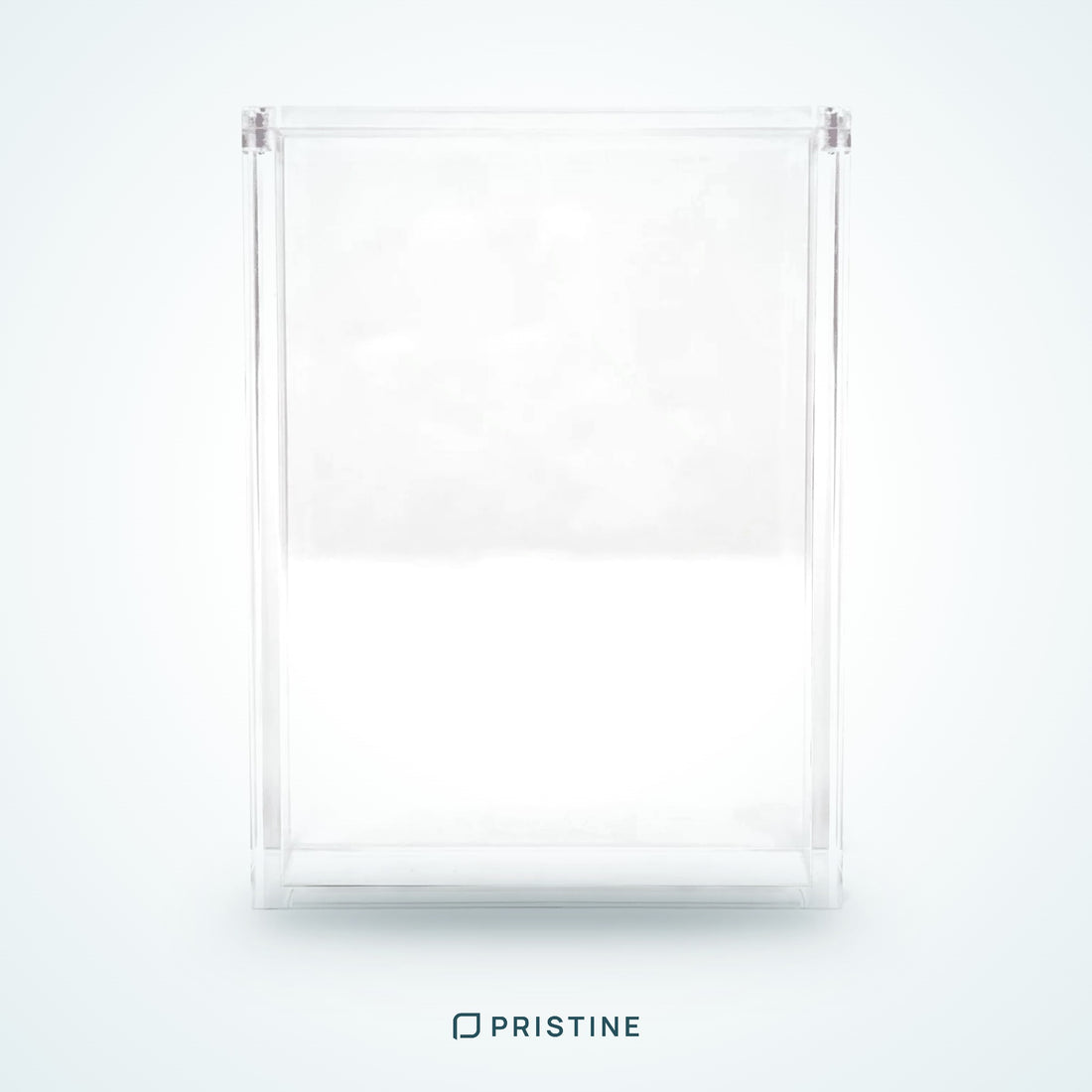 Empty acrylic display case for Nintendo Wii U games
