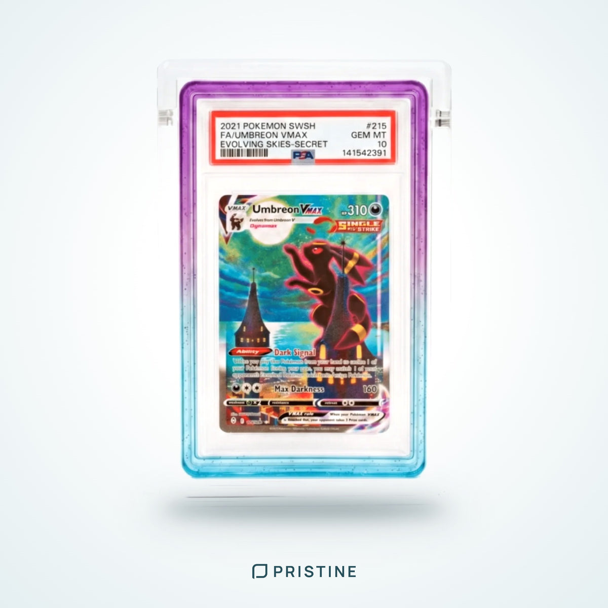 Protector de metacrilato para slab PSA con bumper de cartas gradeadas con tapa imantada