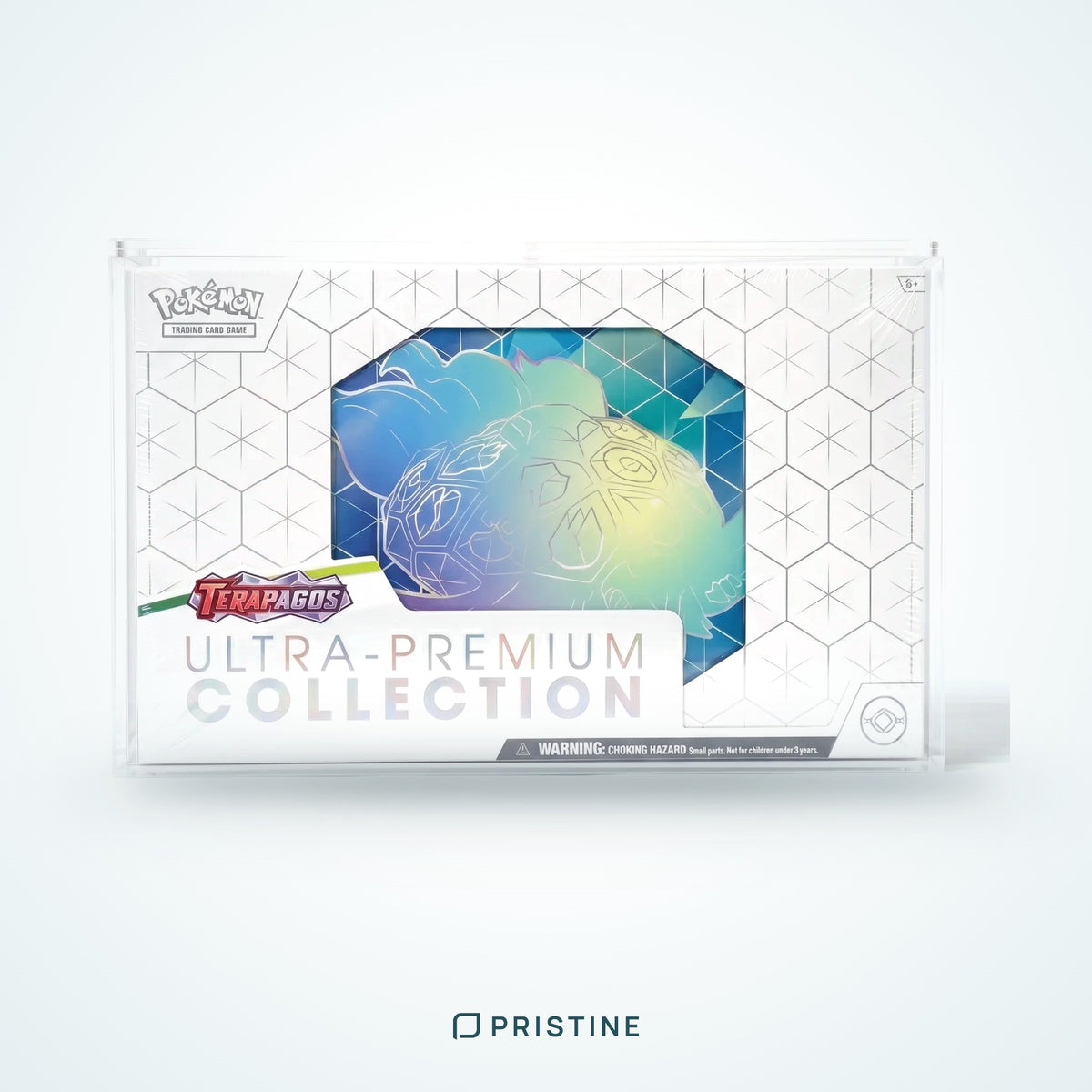 Protector de metacrilato para Ultra Premium Collection Terapagos Pokémon TCG con tapa imantada