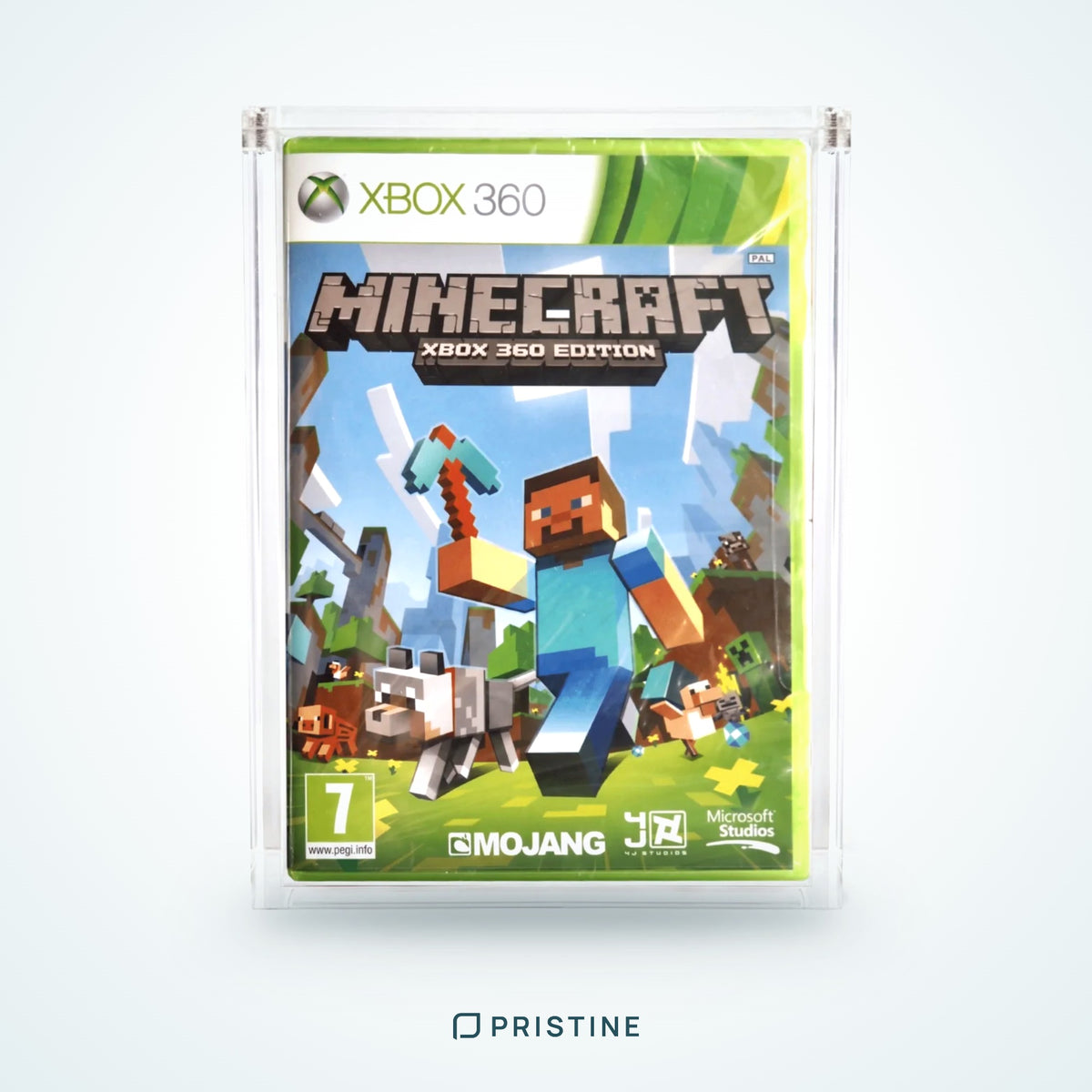 Protector de metacrilato para juego de Xbox 360 con tapa imantada