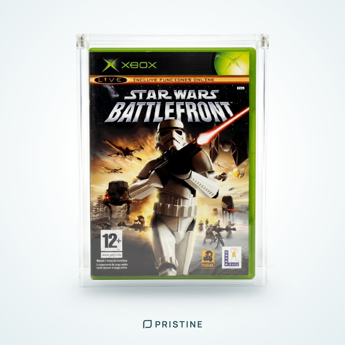 Protector de metacrilato para juego de Xbox Clásica con tapa imantada