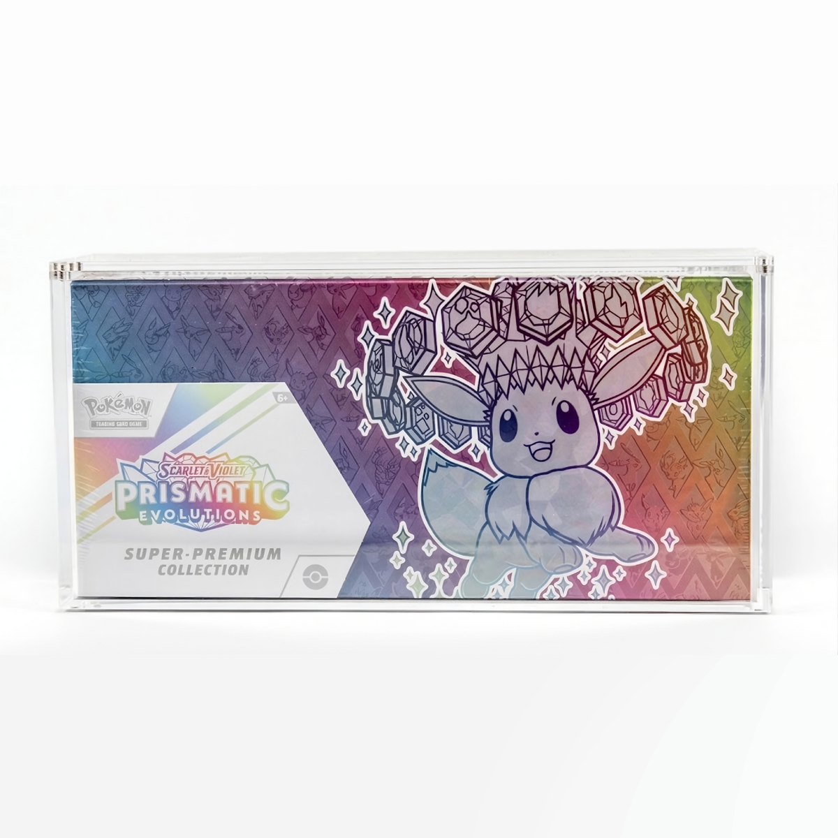 Metacrilato para SPC Prismatic Evolutions - Pokémon