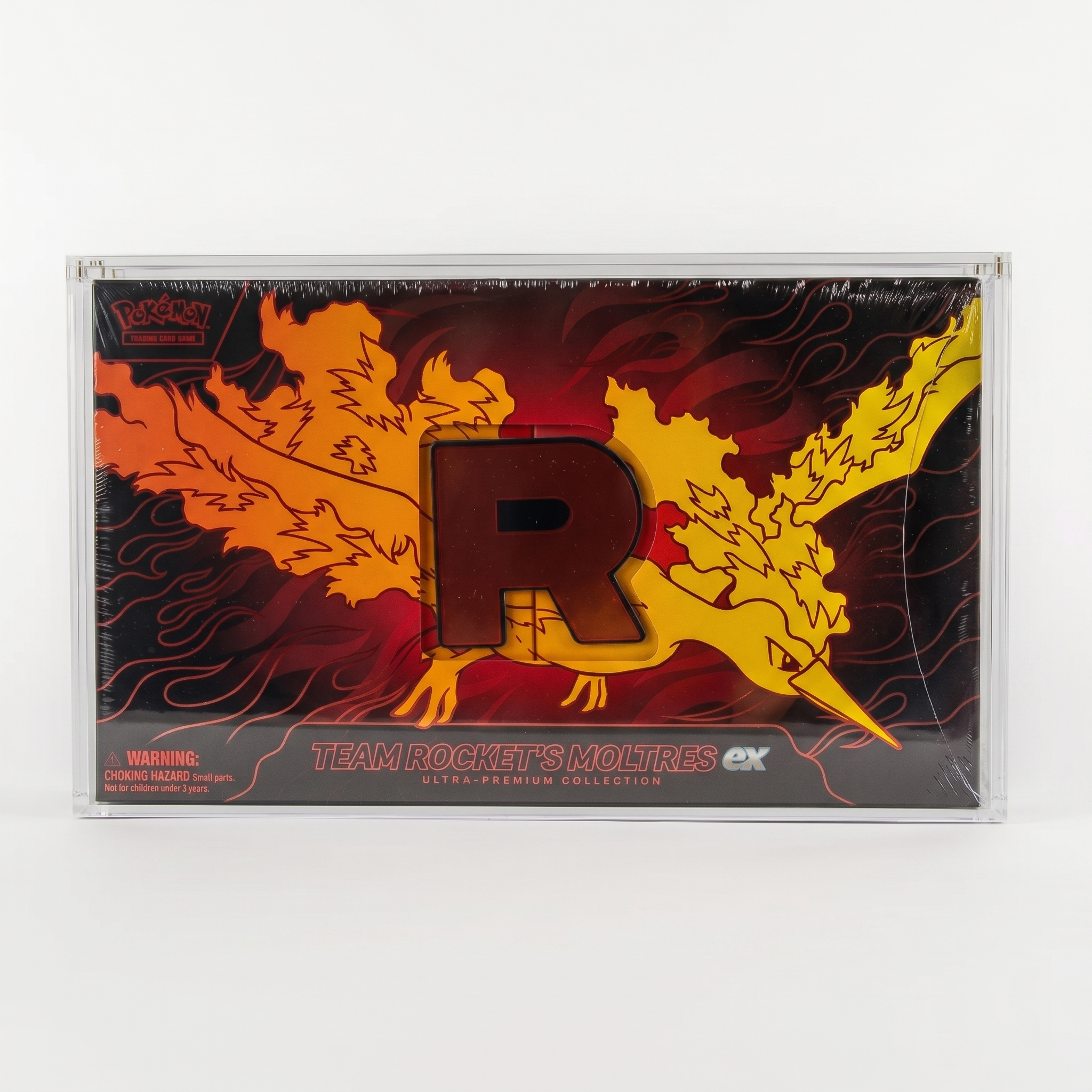 Caja Acrílica Premium para Pokémon UPC Moltres